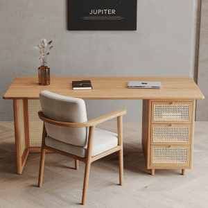 Maya Rattan Desk Table