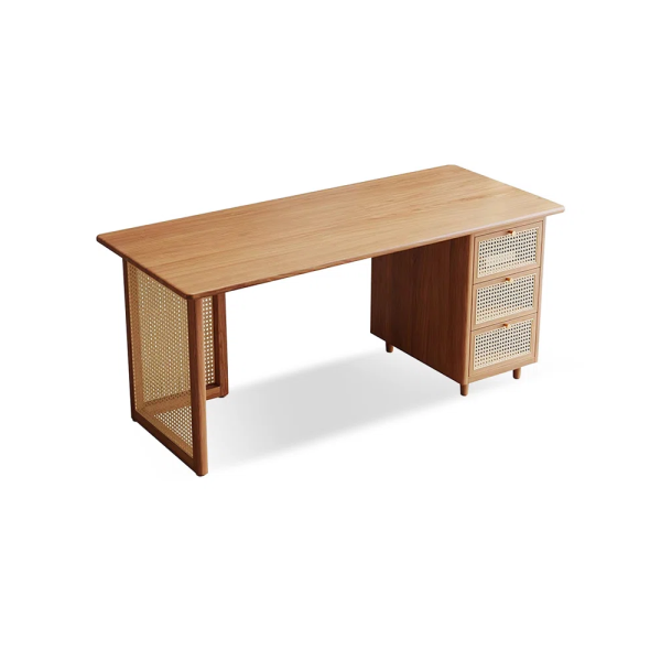 Maya Rattan Desk Table