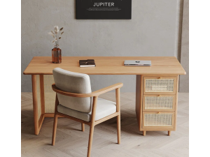 Maya Rattan Desk Table