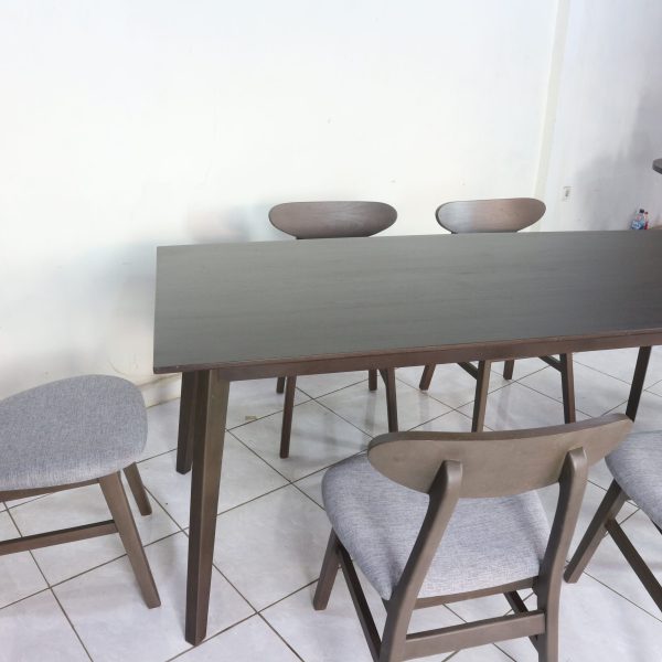 Teak Minimalist Dining Set - Image 4