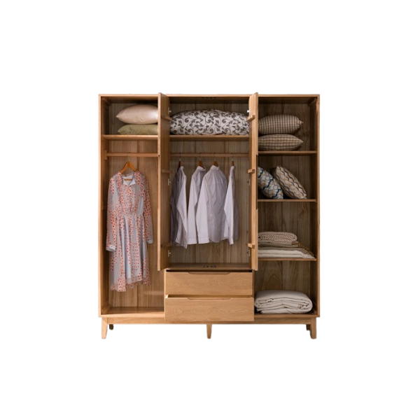 Rhia Teak Wardrobe - Image 2