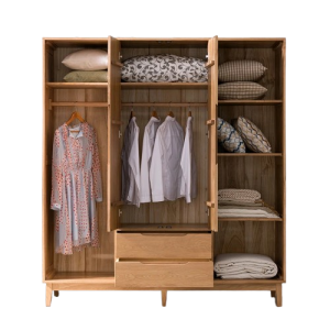 Rhia Teak Wardrobe